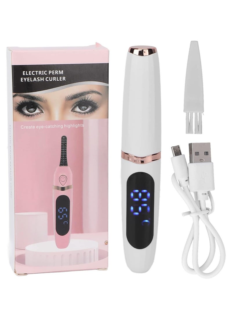 SOLARAE Electric Heating Eyelashes, Heated Eyelash Curler, Long Lasting Brighter Curling Tool, LED Digital Display Cord  - Image 1