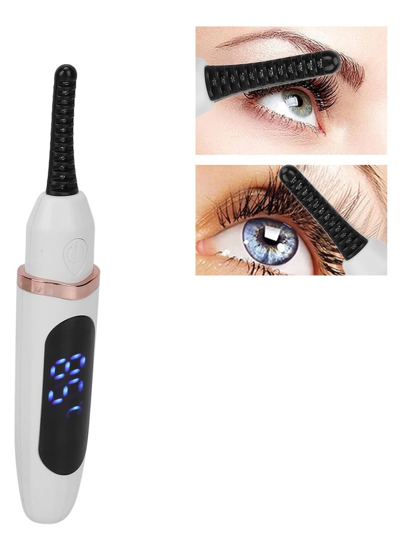 SOLARAE Electric Heating Eyelashes, Heated Eyelash Curler, Long Lasting Brighter Curling Tool, LED Digital Display Cord  - Image 4