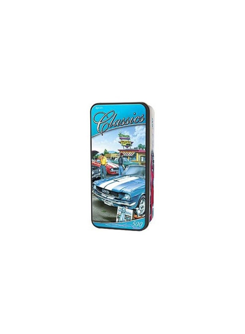 Master Pieces The Drive In 500 Piece Jigsaw Puzzle Tin Set