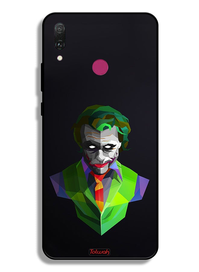Tolwak Huawei Y9 (2019) Protective Case Cover Joker Abstract Art - Image 2
