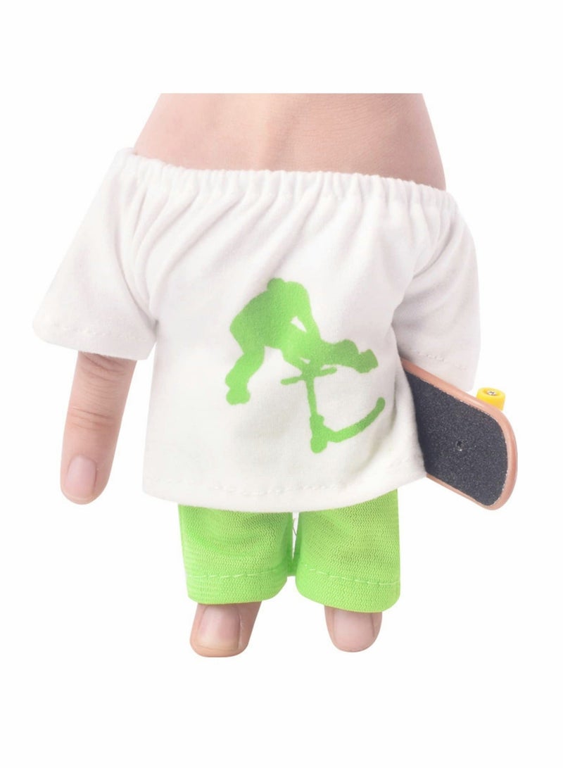 Captaintech 18 Pieces Mini Finger Toys Set Skateboards for Kids Bikes Tiny Swing Board with Replacement Wheels and Tools Fingertip Movement Party Favors Ages 6 up - Image 5