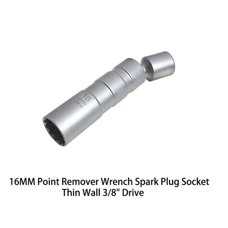 16mm Point Remover Wrench Spark Plug Socket Thin Wall 3/8'' Drive - Image 3