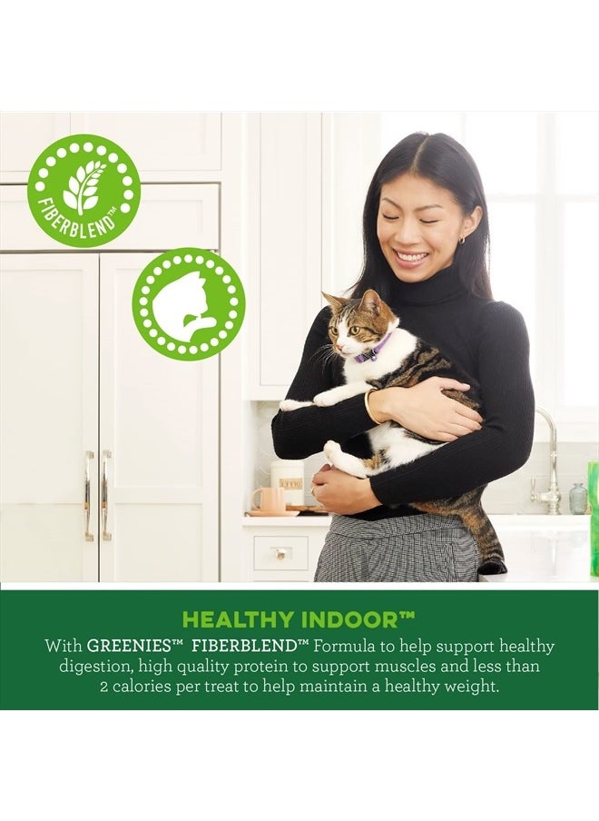 Greenies - FELINE GREENIES SMARTBITES HEALTHY INDOOR Natural Treats for Cats, Chicken Flavor, 16 oz. Tub - Image 1