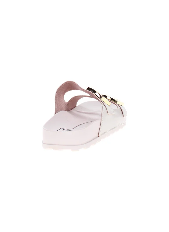 موليكا Moleca Ladies Flat Sandals White | Made In Brazil