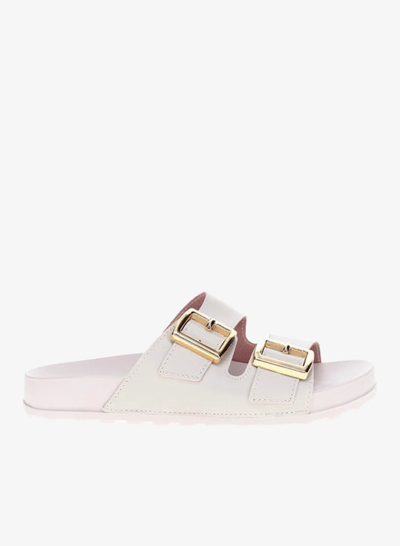MOLECA Moleca Ladies Flat Sandals White | Made In Brazil