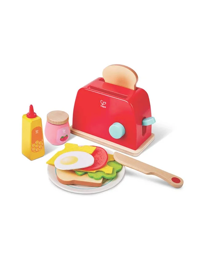 هيب Pop-Up Toaster Set, 3Y+ Red