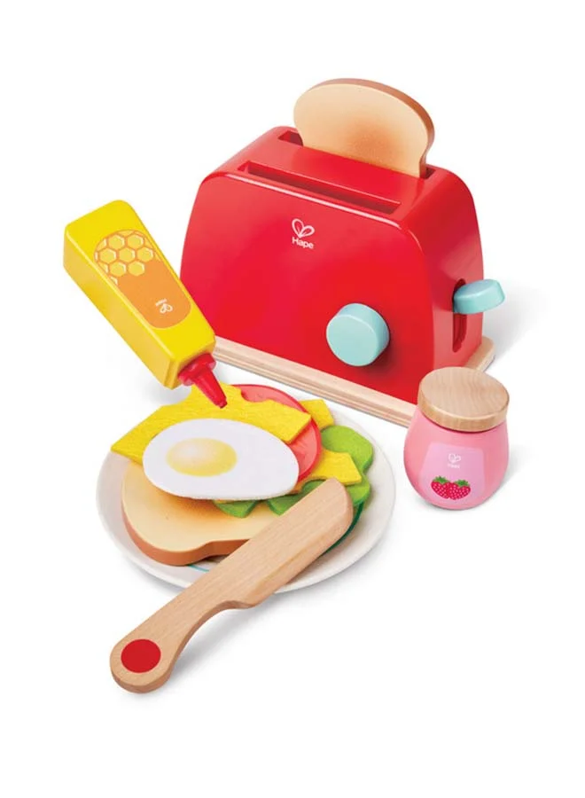 هيب Pop-Up Toaster Set, 3Y+ Red
