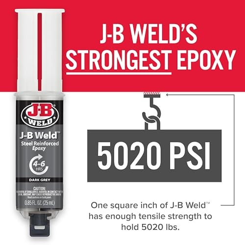 JB WELD جي-بي ويلد 50165 25 مل حقنة الإيبوكسي، عادية - Image 2
