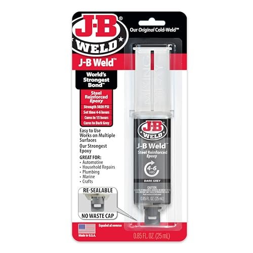 JB WELD جي-بي ويلد 50165 25 مل حقنة الإيبوكسي، عادية - Image 1