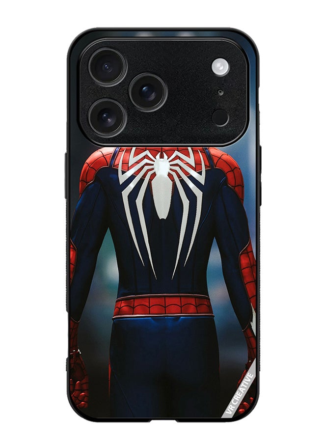 VR CREATIVE Protective Case Cover For Apple iPhone 17 Pro Max Spiderman Back Design Multicolour