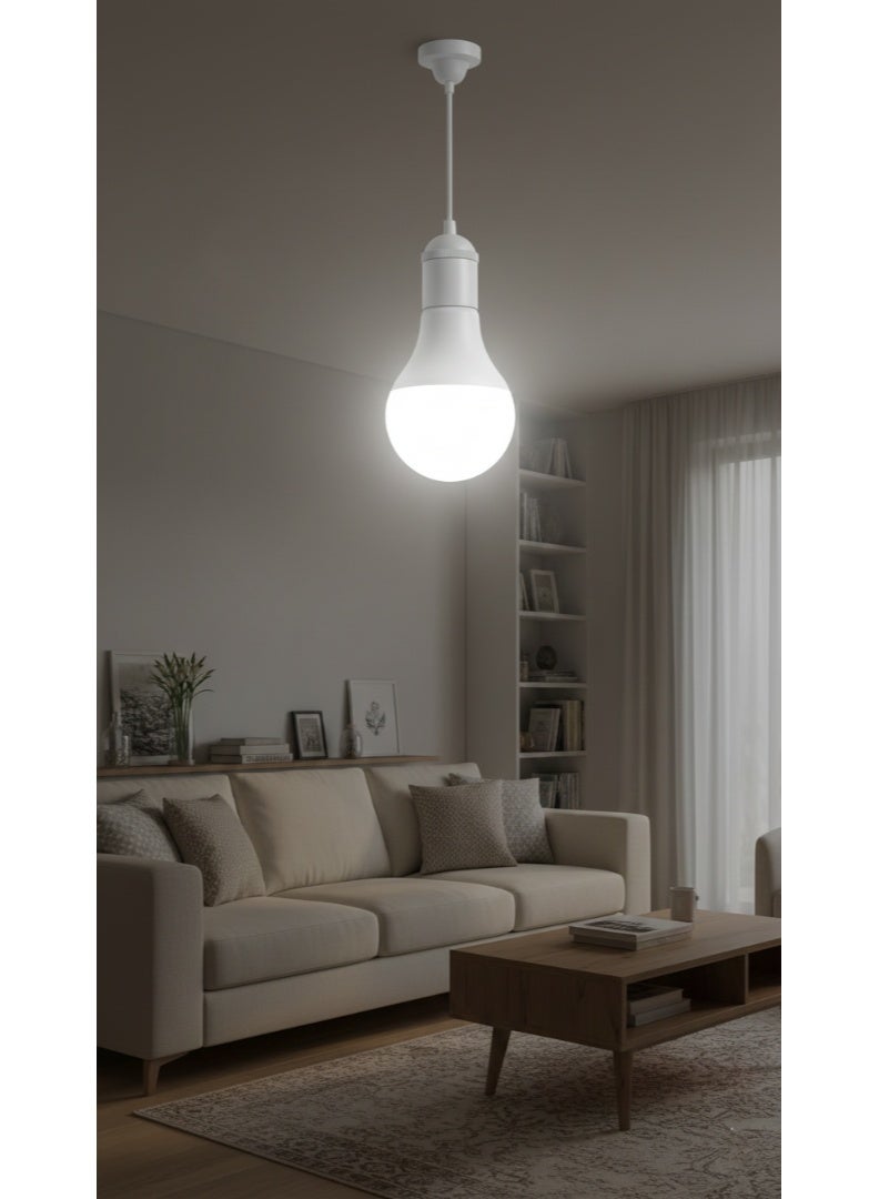 Light White LED Bulb Energy Efficient Bright Lighting for Home Use Indoor Outdoor Daily Use - Image 3