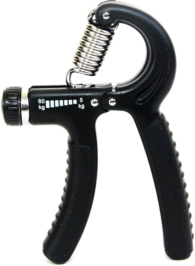 قبضة يد قابلة للتعديل من كيو 4 لايف للتمارين الرياضية، من 10 كجم إلى 40 كجم - أسود
