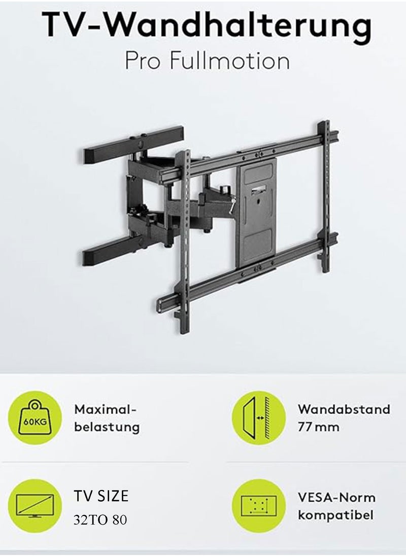 Stargold Full TV Wall Mount 32-80 Inch Suitable For LED LCD And CURVED TV  - Image 3