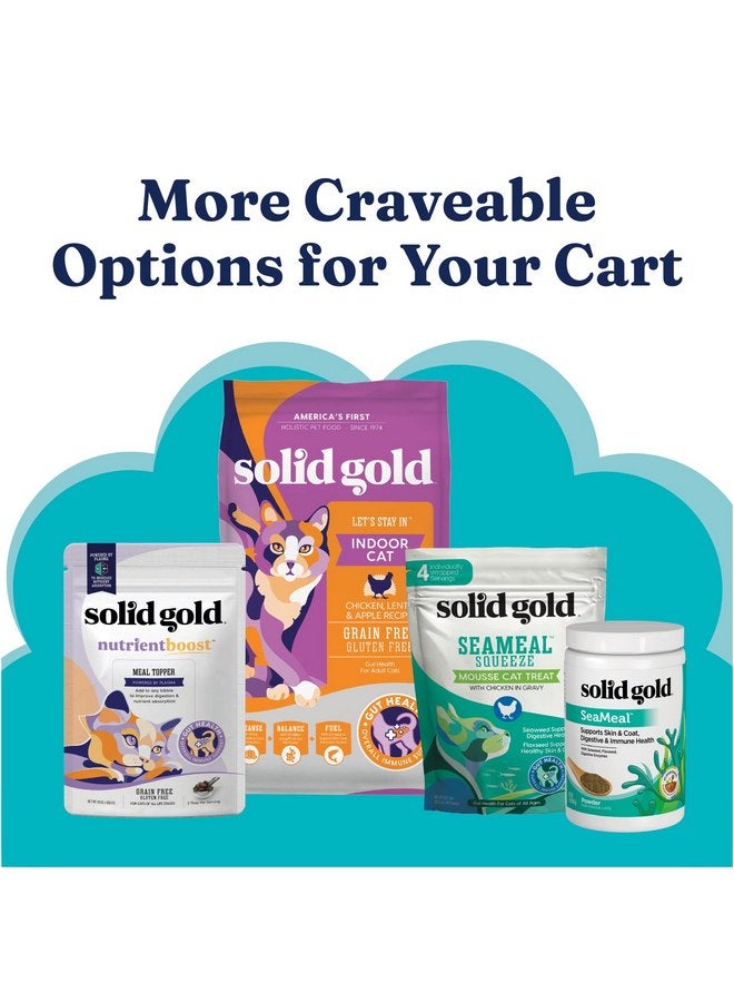 Solid Gold Wet Cat Food Pate - Canned Cat Food Made w/Real Chicken for Indoor Cats of All Ages - Flavorful Feast Grain Free Cat Wet Food for Sensitive Stomach & Healthy Living - 24ct/3oz Can - Image 5