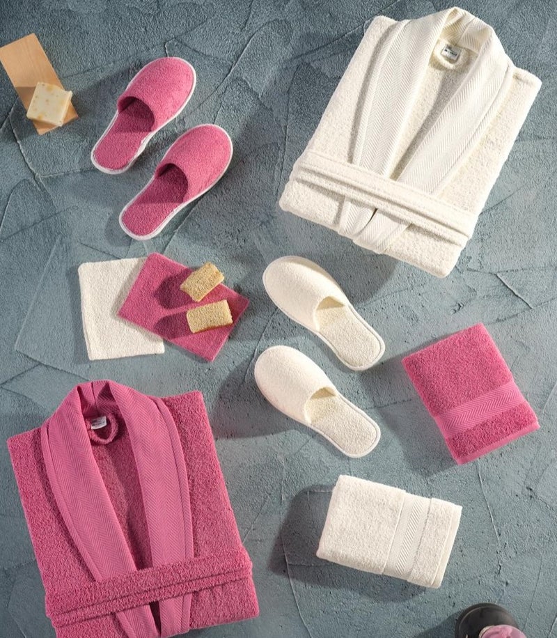 Turkish-made 10-piece cotton bathrobe set