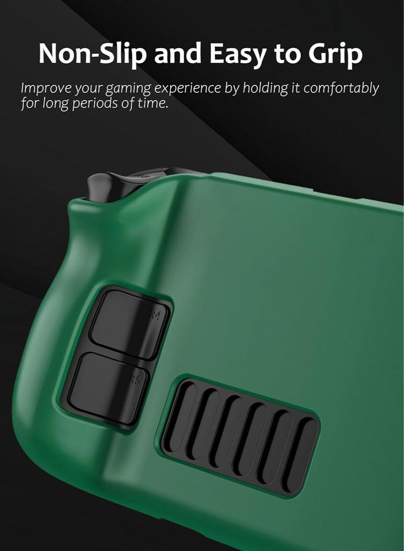 Steam Deck Case, Steam Deck Carrying Case, Kickstand Protective Case for Steam Deck, Valve Steam Deck Accessories with Drops, Scratches, Dust, Fingerprints, Hands Full (OD Green) - Image 5