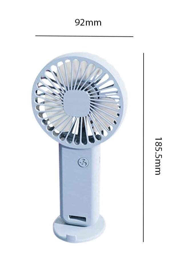 Loquat USB Mini Handheld Fan Ultra-quiet Portable Student Office Outdoor Travel 3 Speed Small Cooling Fans - Image 4