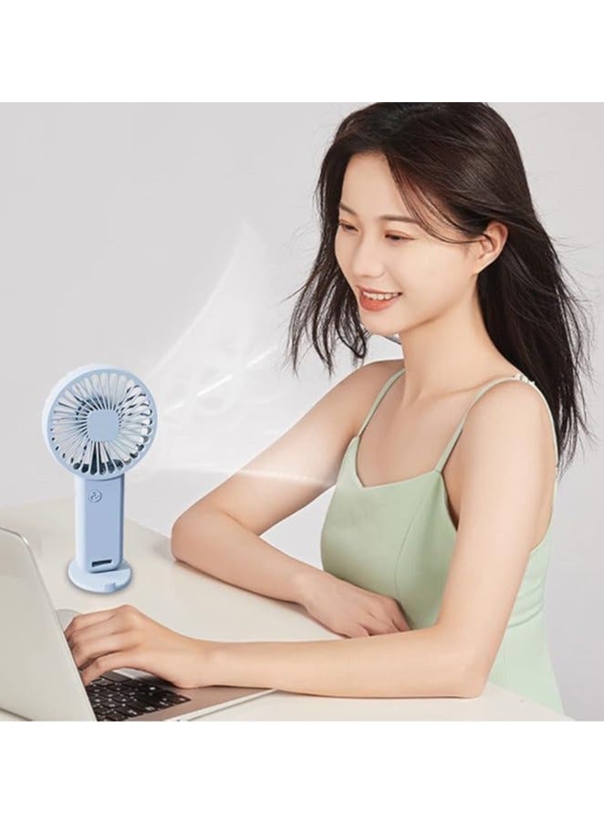 Loquat USB Mini Handheld Fan Ultra-quiet Portable Student Office Outdoor Travel 3 Speed Small Cooling Fans - Image 5