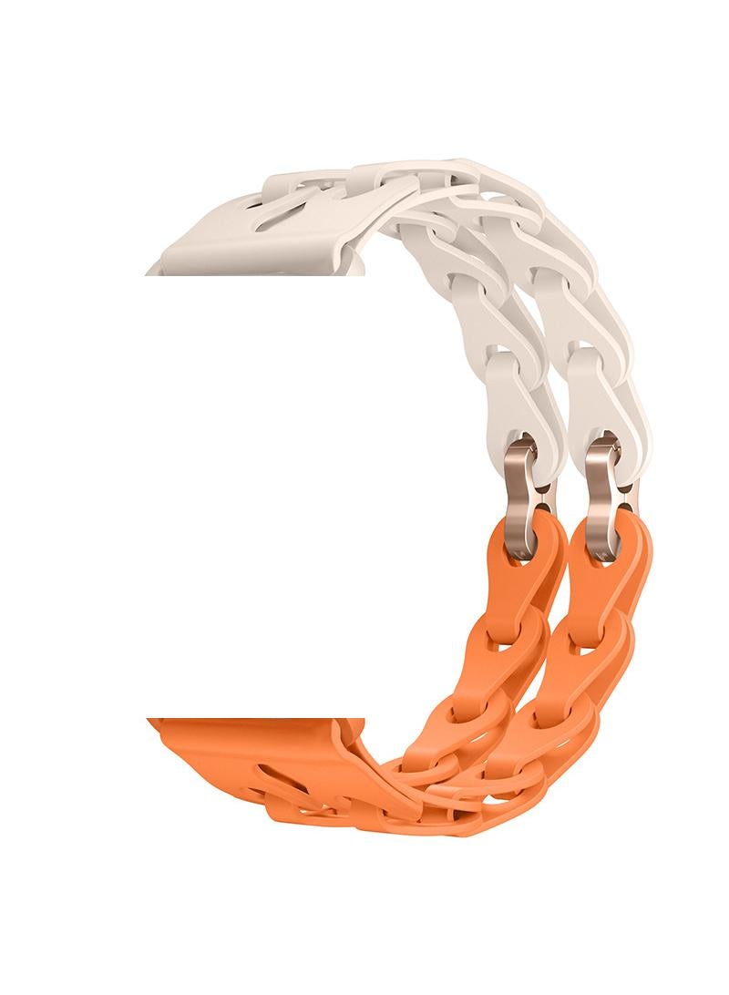 Y&D For Apple 38/40/41mm Fashion Hollow Silicone Bracelet Strap - Image 1