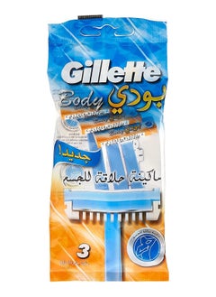 جيليت جيليت ماكينة حلاقة للجسم كيس 3 قطع  - Image 1