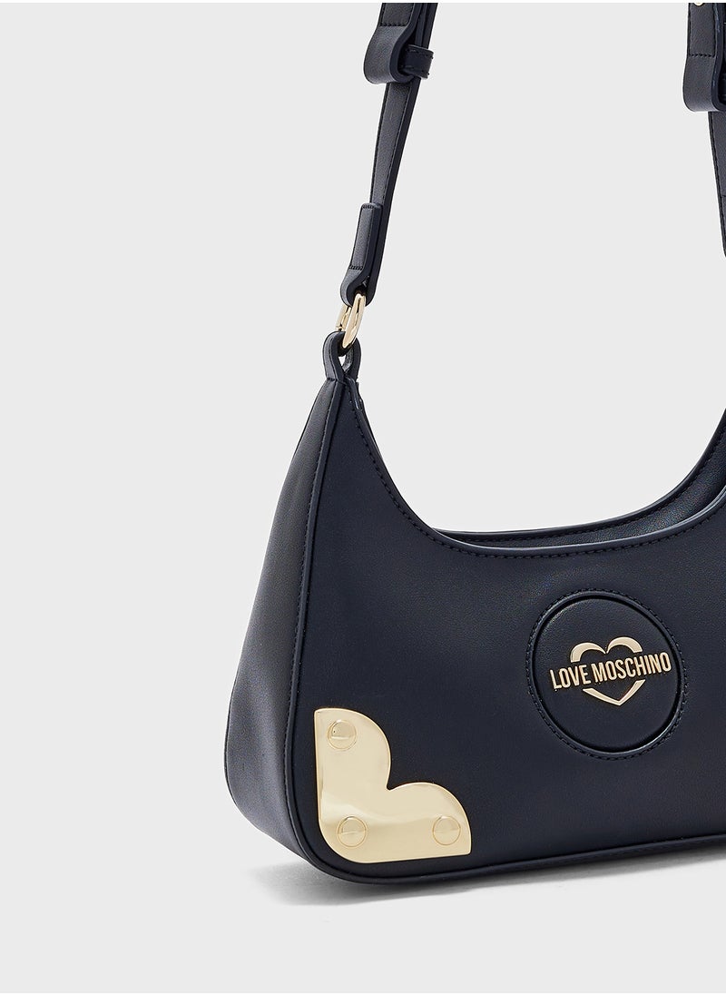Love Moschino - BLACK PU BLACK PU - Image 1