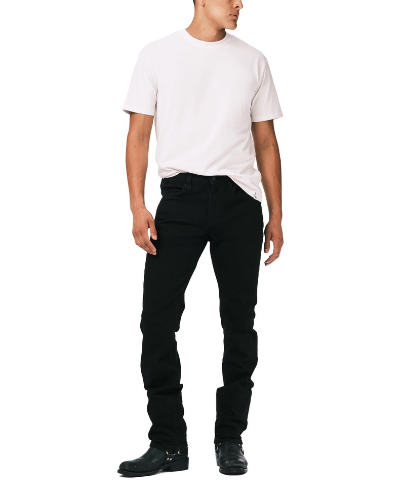 Buffalo David Bitton Men's Slim Ash Jeans, BLACK DENIM, 44 34 - Image 4