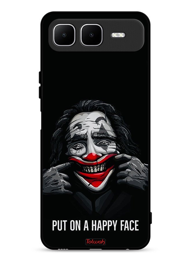 Tolwak Infinix Smart 10 Plus Protective Case Cover Put On Happy Face