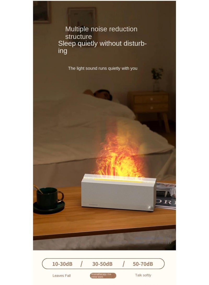 general Colorful Simulation Flame Aromatherapy Machine Desktop Silent Diffuser 3D Fireplace Atmosphere Lamp Air Humidification - Image 4