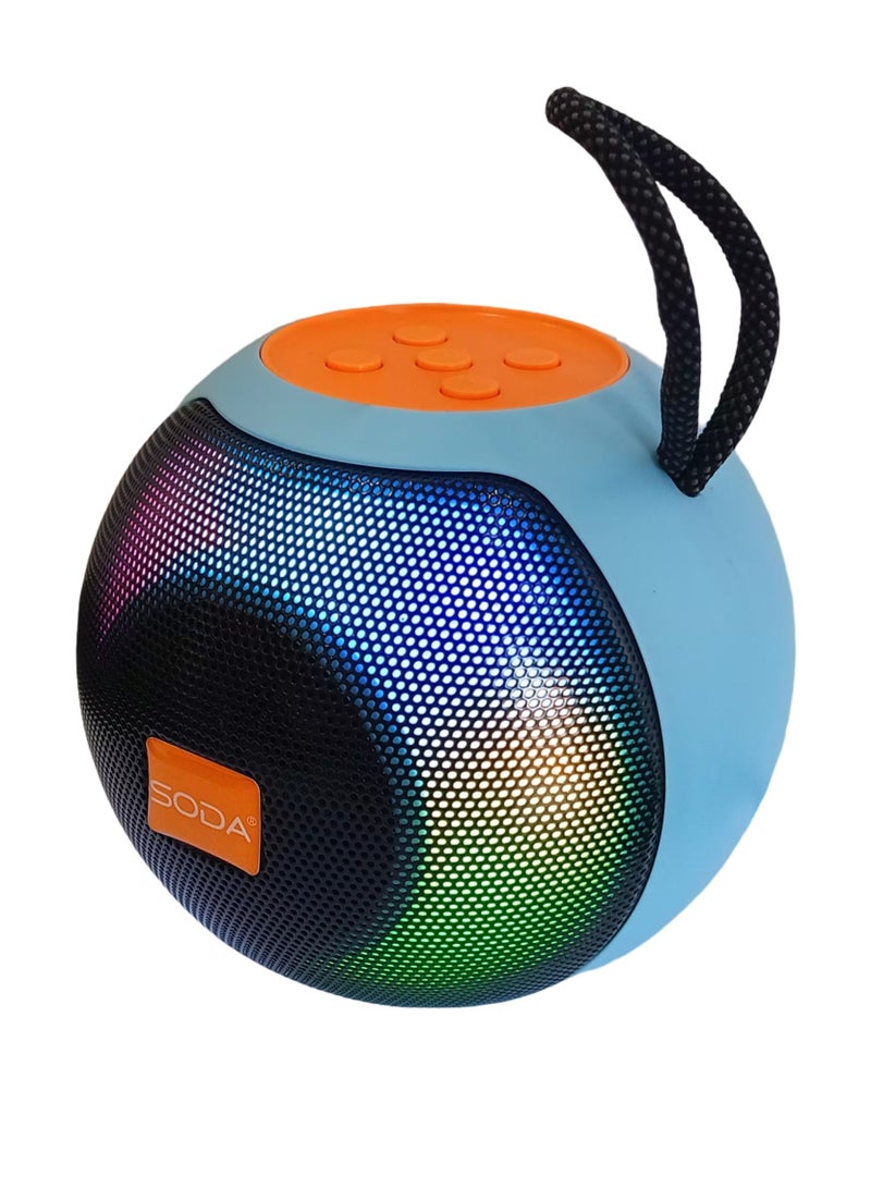صودا مكبر صوت سودا NFD-811: استمتع بالموسيقى في كل مكان مع الإضاءة الملونة! - Image 1