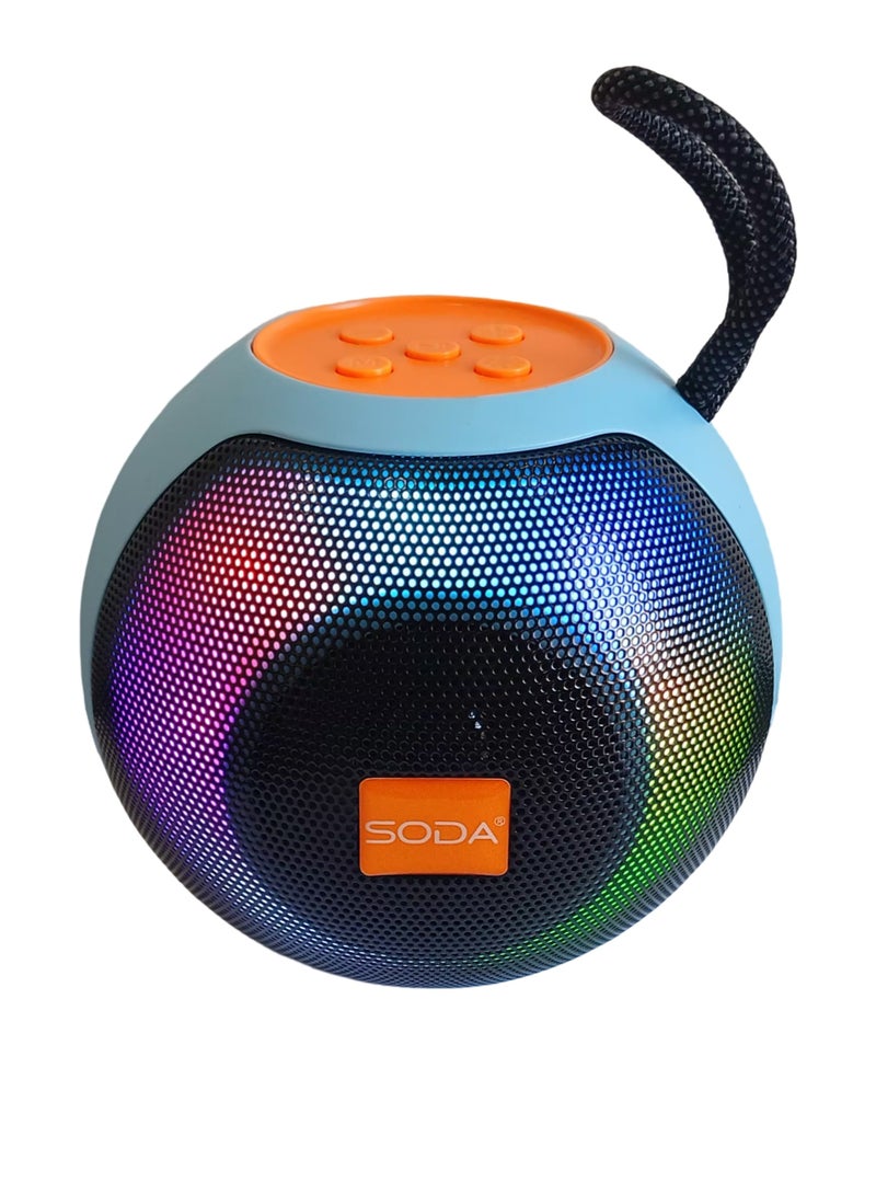 صودا مكبر صوت سودا NFD-811: استمتع بالموسيقى في كل مكان مع الإضاءة الملونة! - Image 4