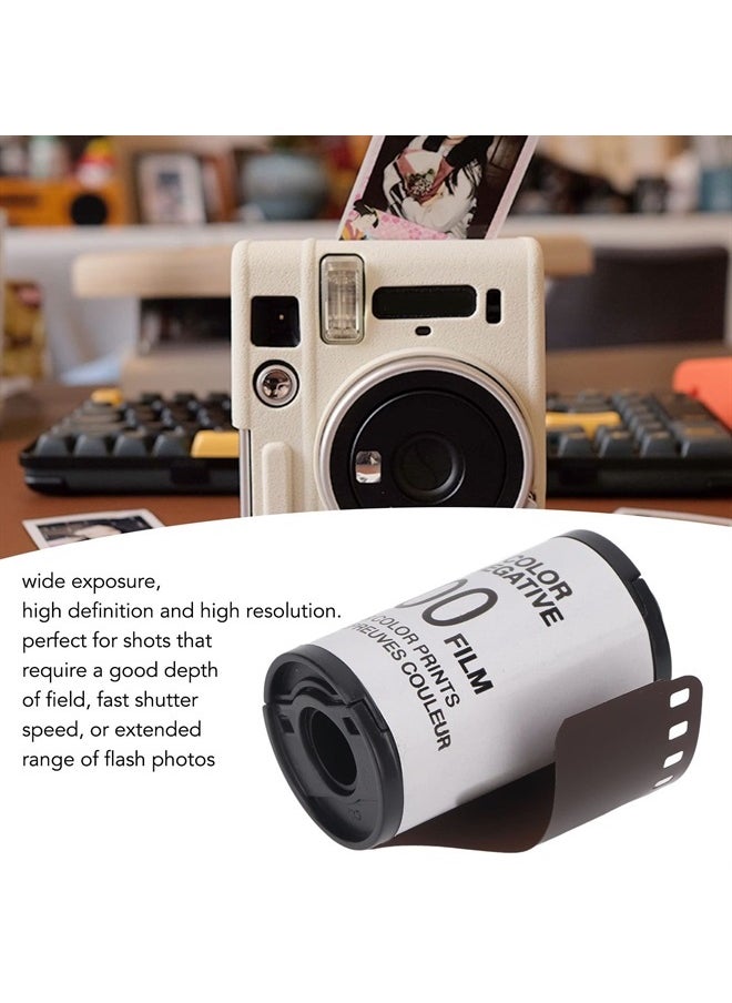 Naroote 35 Mm Film Roll Kodak Film 35mm,8 Sheets Camera Color Film 35mm ISO200 High Definition Wide Exposure High Contrast 135 Color Film for Photography 