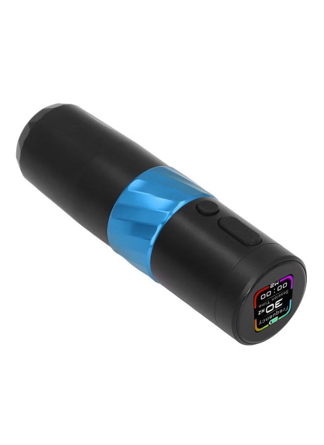 Thoraya - Wireless Tattoo Machine Pen 750mAh Capacity Liner Shader Rotary Tattoo Machine Pen with LCD Screen Blue - Image 1