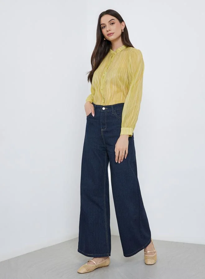 تايك تو بلوزة فضفاضة مخططة