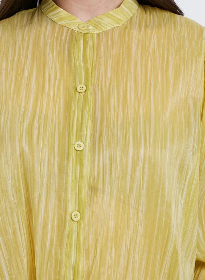 تايك تو بلوزة فضفاضة مخططة