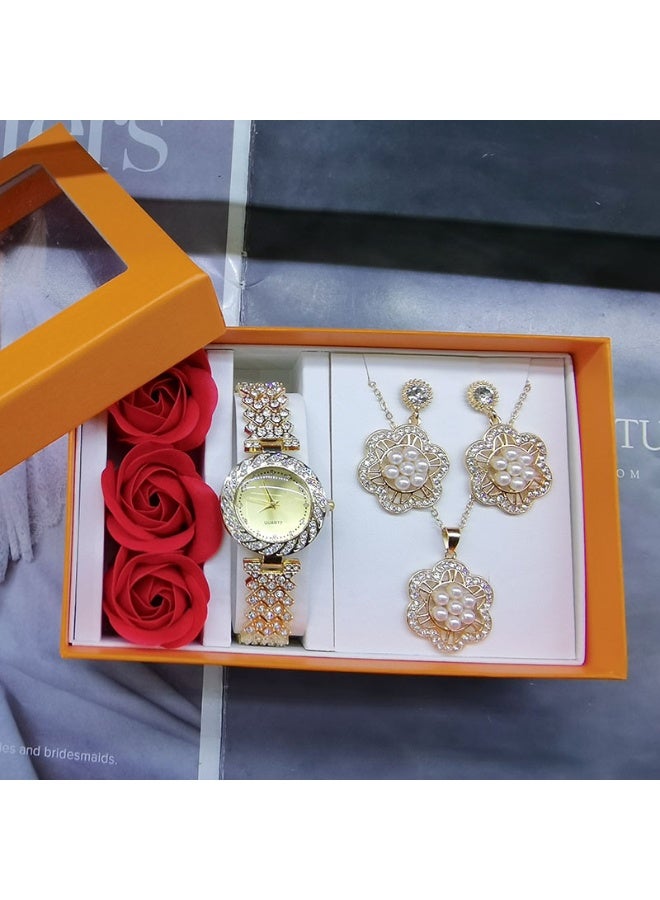 Mark Fairwhale New Small Fresh Retro Decorative Watch Set 