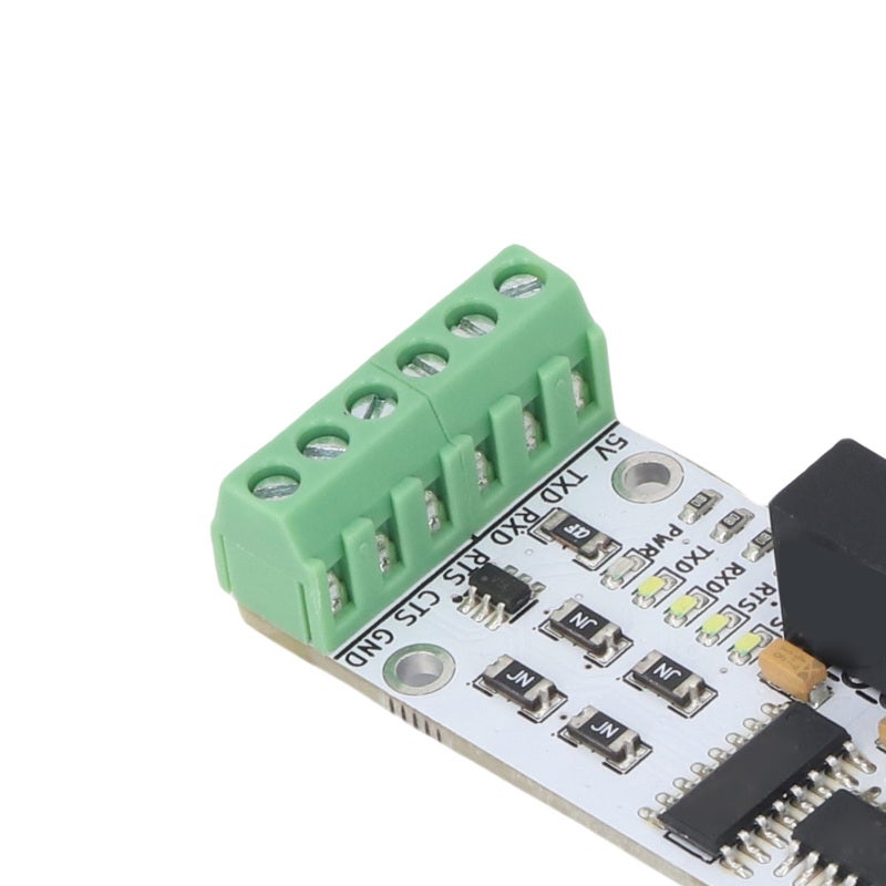 diustou SP3232 RS232 to TTL Converter Module DB9 Male 3.5mm Screw Terminal - Bidirectional Serial Port Conversion with Magnetic Isolation - Overcurrent Guard for Sensitive Electronic Communications - Image 4