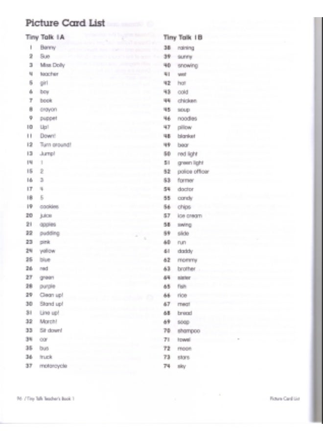 Oxford Tiny Talk - English Course for Kindergarten Children_Level1_Teachers_Guide - Image 1