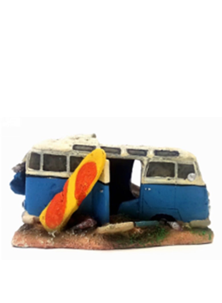 Tankii Aquarium Decor Ornament City Van