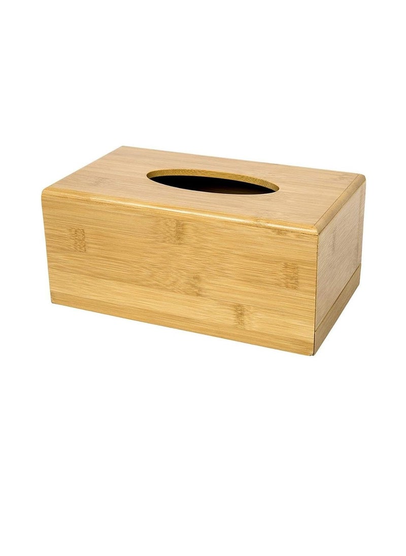 ECVV Bamboo Tissue Box 23CM Wooden Tissues Holder Rectangular Modern Minimalistic Wood Color Style Fits 110-140 Tissue Papers - pzsku/Z79518F03362E7EB3A010Z/45/_/1727339294/f9aa43b3-4076-4acd-b30d-ad9e3418053f