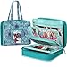 FINPAC FINPAC Sewing and Craft Supplies Storage Tote, Large Capacity Travel Packing Organizer Bag with Clear Pockets and  - Image 2