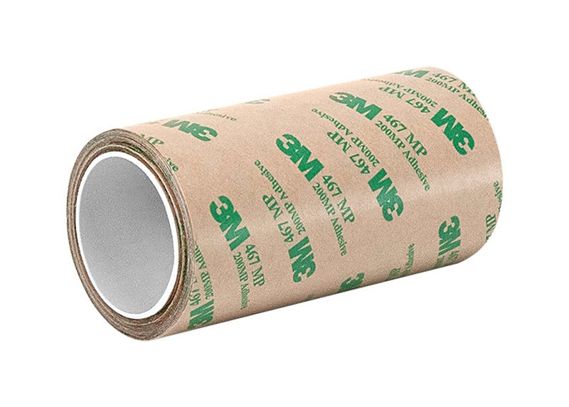 3M 6-5-467MP (CASE of 2) Adhesive Transfer Tape 467MP, 6" Wide, 5 yd. Length, Clear (Pack of 2) - Image 1