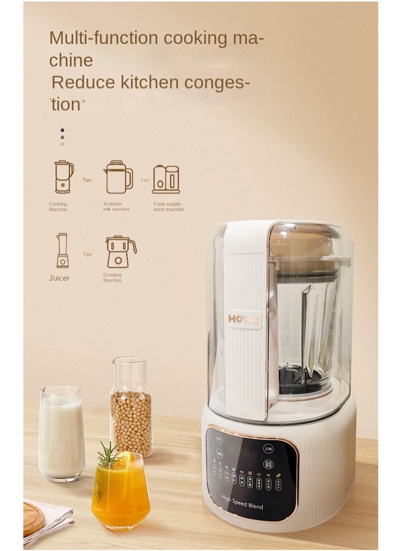 HOTOR - Multifunctional food machine including Blender Smoothie Maker Juicer Grinder With Touchscreen Automatic Heating 24-Hour Intelligent Booking For Heating 800 W/Blender 400 W 1.65 L - Image 1