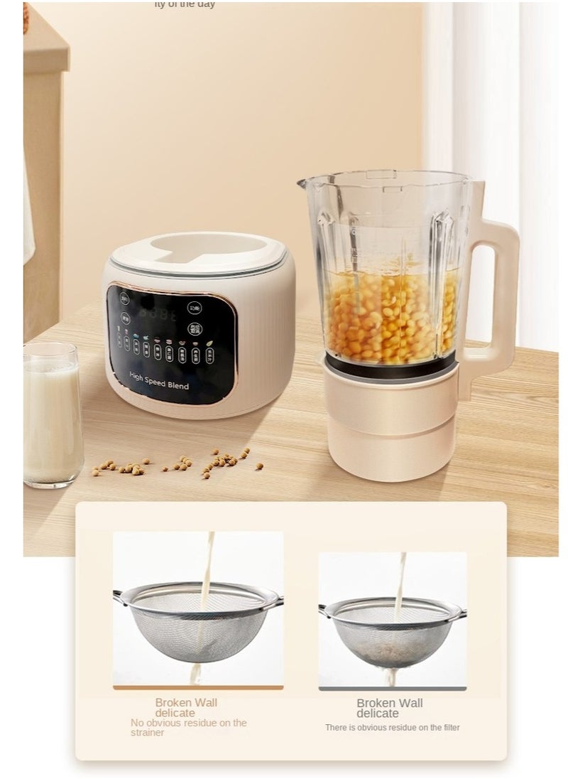 HOTOR - Multifunctional food machine including Blender Smoothie Maker Juicer Grinder With Touchscreen Automatic Heating 24-Hour Intelligent Booking For Heating 800 W/Blender 400 W 1.65 L - Image 1