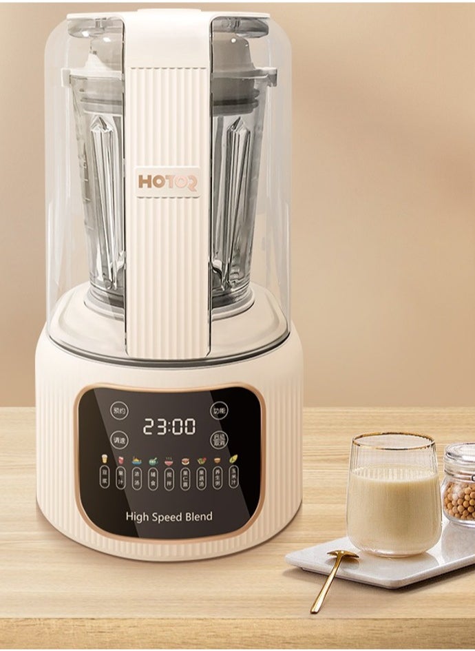 HOTOR Multifunctional food machine including Blender Smoothie Maker Juicer Grinder With Touchscreen Automatic Heating 24-Hour Intelligent Booking For Heating 800 W/Blender 400 W 1.65 L 