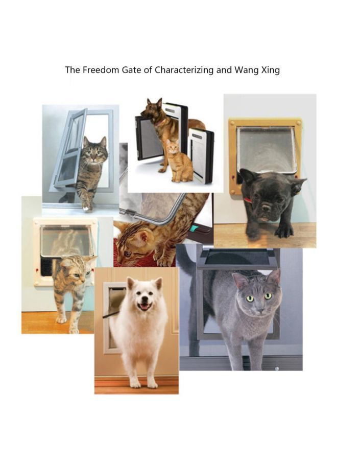 NIBEMINENT ABS Cat Door White - Image 3