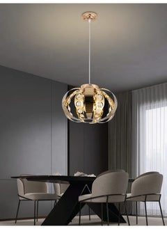 Best Power Modern LED Chandelier 6209 – 60W Pendant Light with 3 Lighting Modes & 80CM Adjustable Length – Contemporary Ceiling Light for Living Room, Dining Room, Bedroom – Elegant Acrylic Design  - Image 1