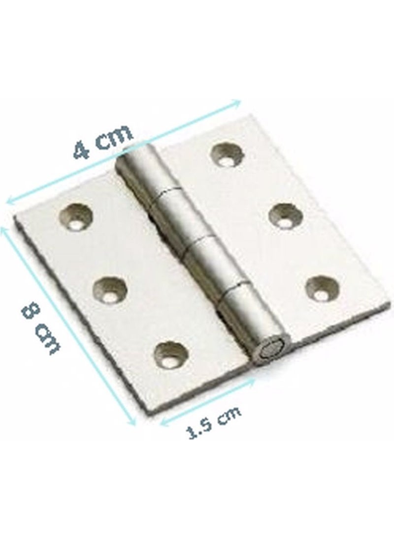 Azm Hırdavat - Azm Hardware Leaf Hinge Aluminum Hinge 8 x 1.5 cm - Image 1