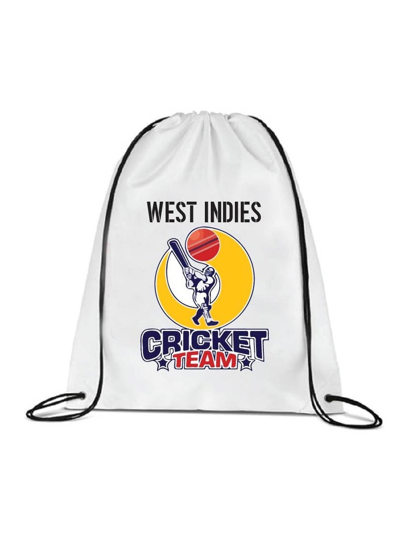 West Indies Unisex Sports Jersey T-Shirt Set - West Indies Sports Fan Jersey T-Shirt for Adults - T-Shirt,Scarf,Cap - T-Shirt,Drawstring Bag,Cap - Gift Set for Sports Events, Matches  - Image 3