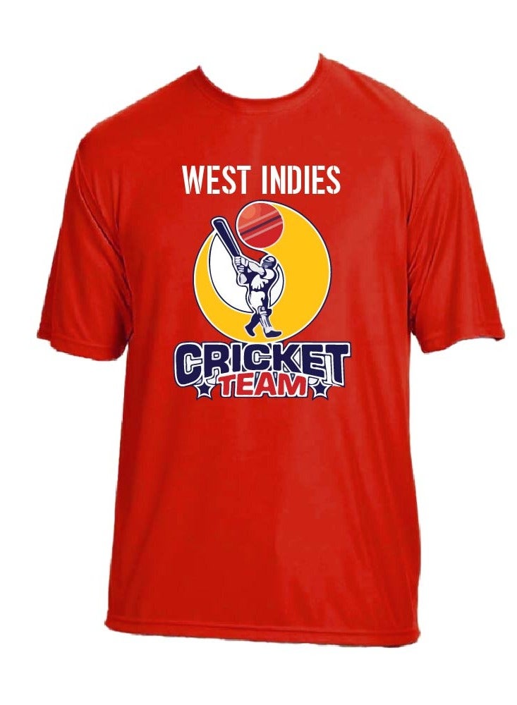 West Indies Unisex Sports Jersey T-Shirt Set - West Indies Sports Fan Jersey T-Shirt for Adults - T-Shirt,Scarf,Cap - T-Shirt,Drawstring Bag,Cap - Gift Set for Sports Events, Matches  - Image 5