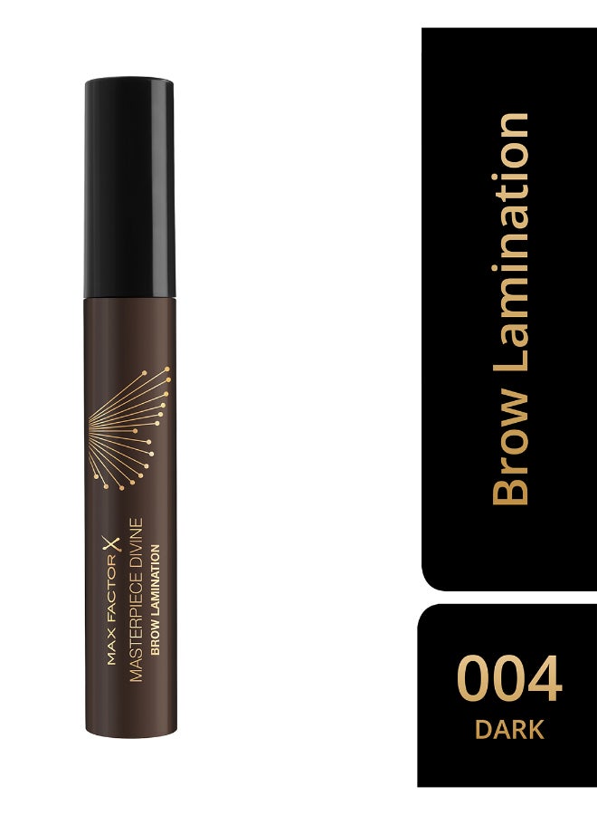 Max Factor Masterpiece Brow Lamination Gel - 004 Dark, 8ml - Image 2